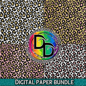 Leopard Pattern Digital Paper
