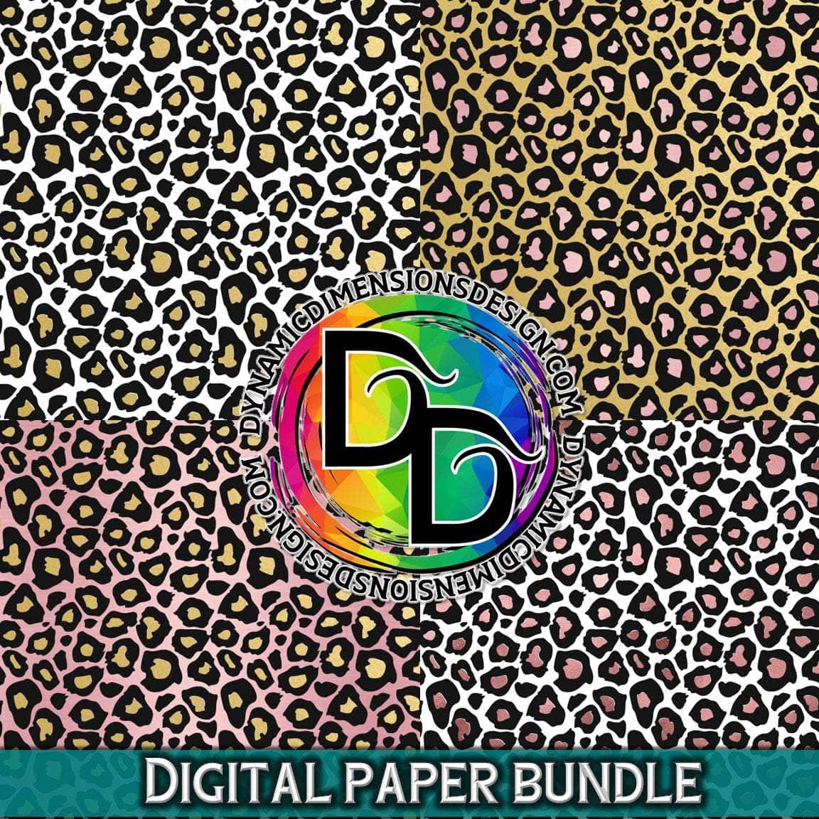 Leopard Pattern Digital Paper