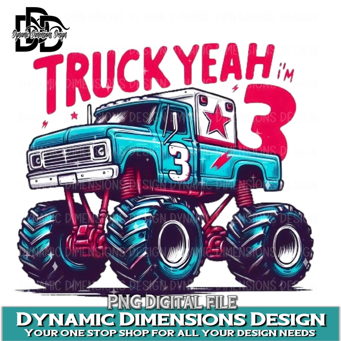 Truck Yeah I'm 3 PNG