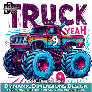 Truck Yeah I'm 9 PNG