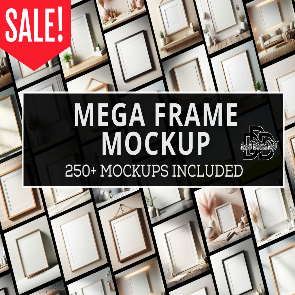 250+ Frame Mockup Bundle