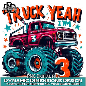 Truck Yeah I'm 3 PNG