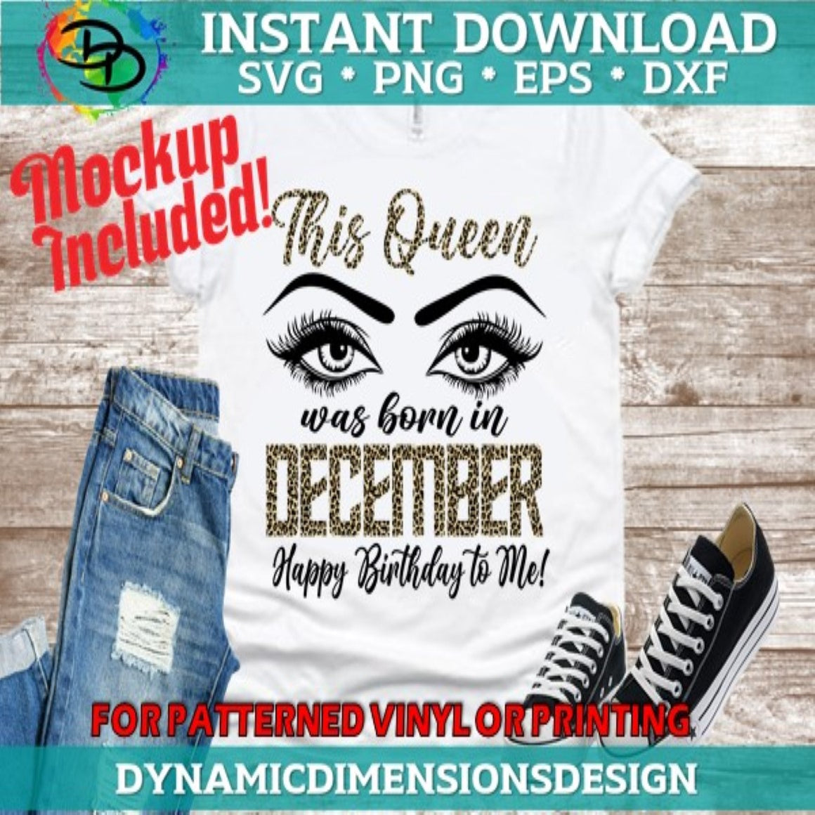 Queen Born in December SVG/PNG svg, png, instant download, dxf, eps, pdf, jpg, cricut, silhouette, sublimtion, printable