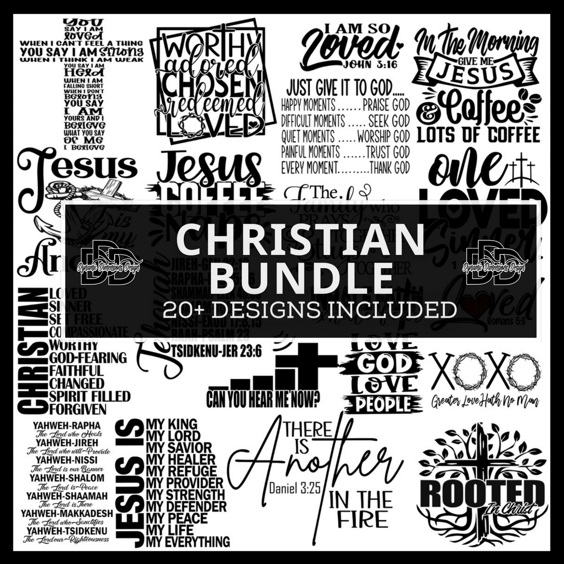 Huge Christian Bundle svg, png, instant download, dxf, eps, pdf, jpg, cricut, silhouette, sublimtion, printable