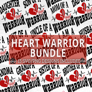 Heart Warrior Bundle SVG/PNG