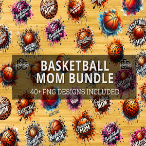 Basketball Mom Bundle Clipart PNG