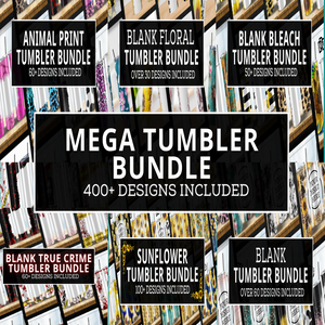 Mega Blank Tumbler Wrap Bundle