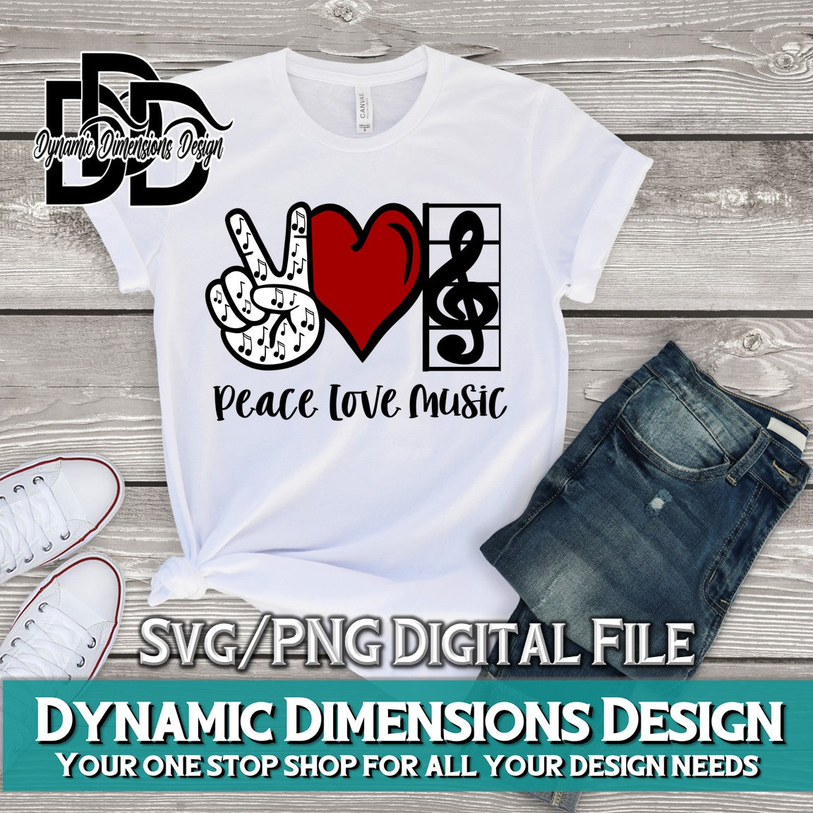 Peace Love Music svg, png, instant download, dxf, eps, pdf, jpg, cricut, silhouette, sublimtion, printable