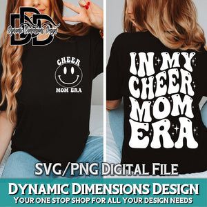 In My Cheer Mom Era svg, png, instant download, dxf, eps, pdf, jpg, cricut, silhouette, sublimtion, printable