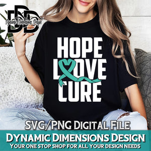 Hope Love Cure, Breast Cancer, Cancer Bundle