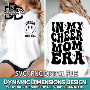 In My Cheer Mom Era svg, png, instant download, dxf, eps, pdf, jpg, cricut, silhouette, sublimtion, printable
