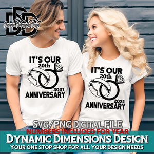 It's Our Anniversary svg, png, instant download, dxf, eps, pdf, jpg, cricut, silhouette, sublimtion, printable