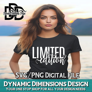 Limited Edition svg, png, instant download, dxf, eps, pdf, jpg, cricut, silhouette, sublimtion, printable