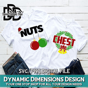 Chest Nuts Funny Couples Design