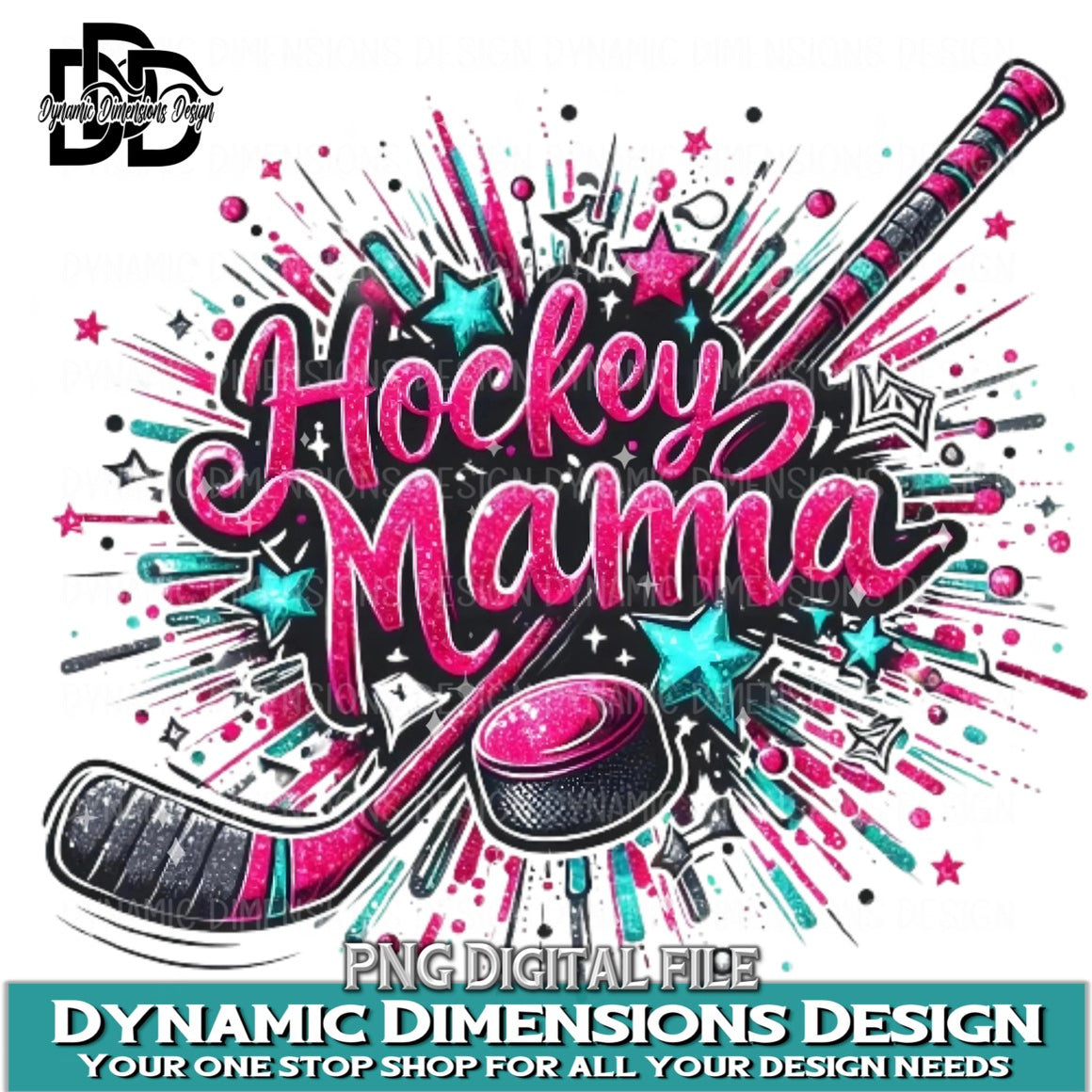Hockey Mama PNG
