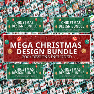 Mega Christmas Bundle svg, png, instant download, dxf, eps, pdf, jpg, cricut, silhouette, sublimtion, printable
