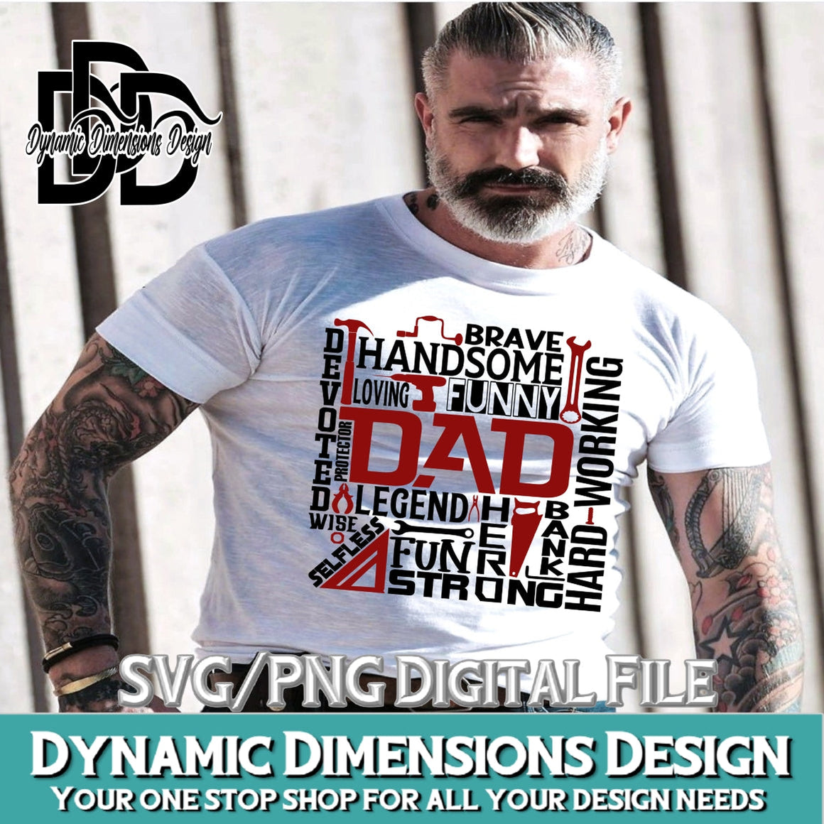 Dad Wordart svg, png, instant download, dxf, eps, pdf, jpg, cricut, silhouette, sublimtion, printable