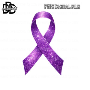 Purple Awareness Ribbon