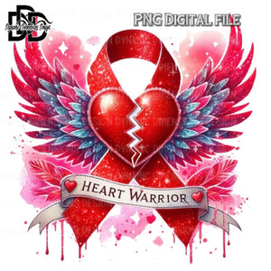 Heart Warrior Awareness PNG