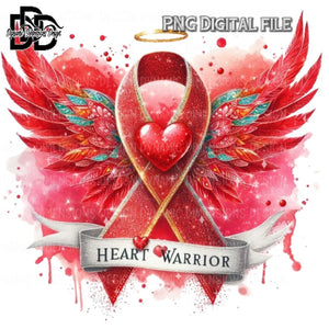 Heart Warrior Awareness PNG
