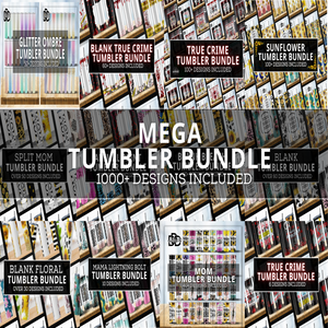 Super Mega Blank Tumbler Wrap Bundle