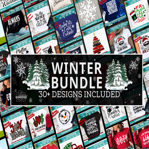 Winter Bundle svg, png, instant download, dxf, eps, pdf, jpg, cricut, silhouette, sublimtion, printable