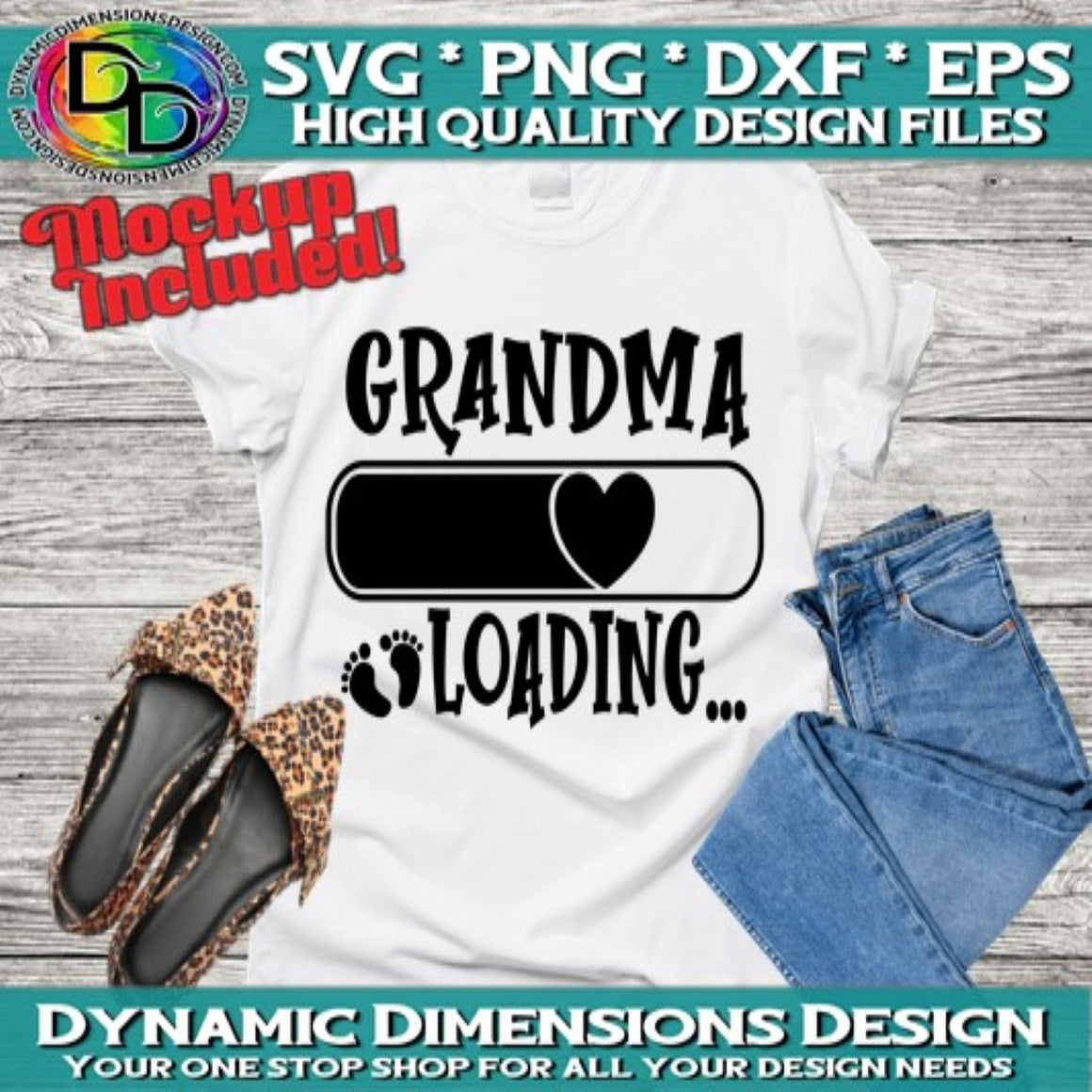 Grandma Loading svg, png, instant download, dxf, eps, pdf, jpg, cricut, silhouette, sublimtion, printable