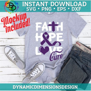 Faith Hope Love Cure Pancreatic Cancer