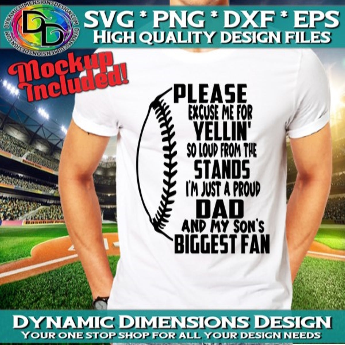 Biggest Fan Baseball Mom/Dad svg, png, instant download, dxf, eps, pdf, jpg, cricut, silhouette, sublimtion, printable