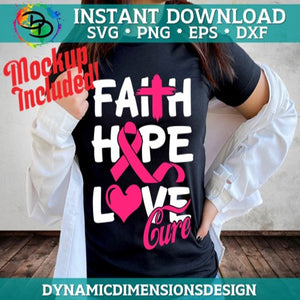 Faith Hope Love _ Breast Cancer