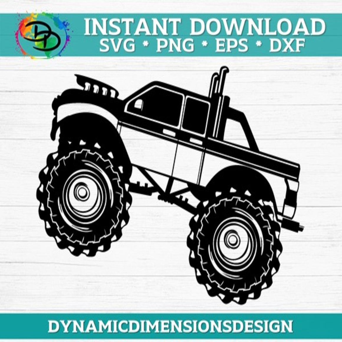 Monster Truck svg, png, instant download, dxf, eps, pdf, jpg, cricut, silhouette, sublimtion, printable