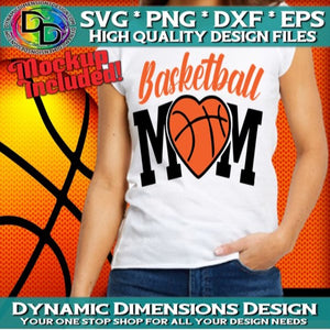 Basketball Mom svg, png, instant download, dxf, eps, pdf, jpg, cricut, silhouette, sublimtion, printable