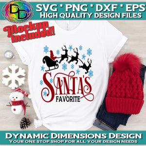 Santa's favorite svg, png, instant download, dxf, eps, pdf, jpg, cricut, silhouette, sublimtion, printable