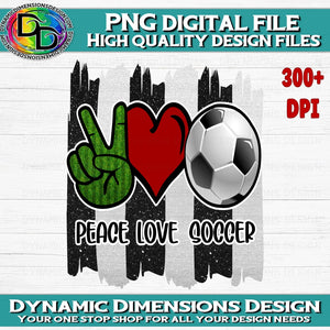 Peace love Soccer