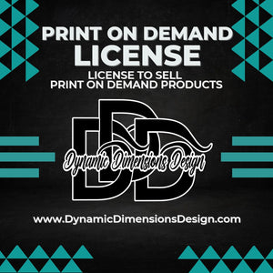 Print on Demand License _ Single Design