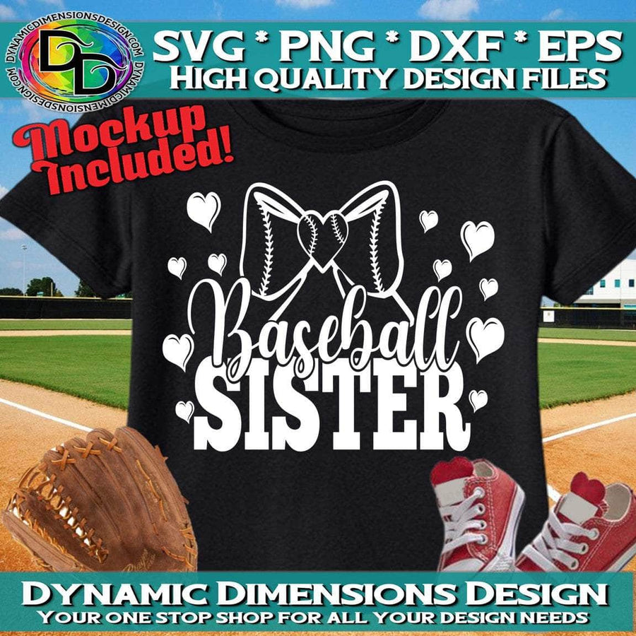 Baseball Sister SVG/PNG svg, png, instant download, dxf, eps, pdf, jpg, cricut, silhouette, sublimtion, printable