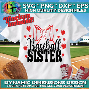 Baseball Sister SVG/PNG