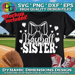 Baseball Sister SVG/PNG