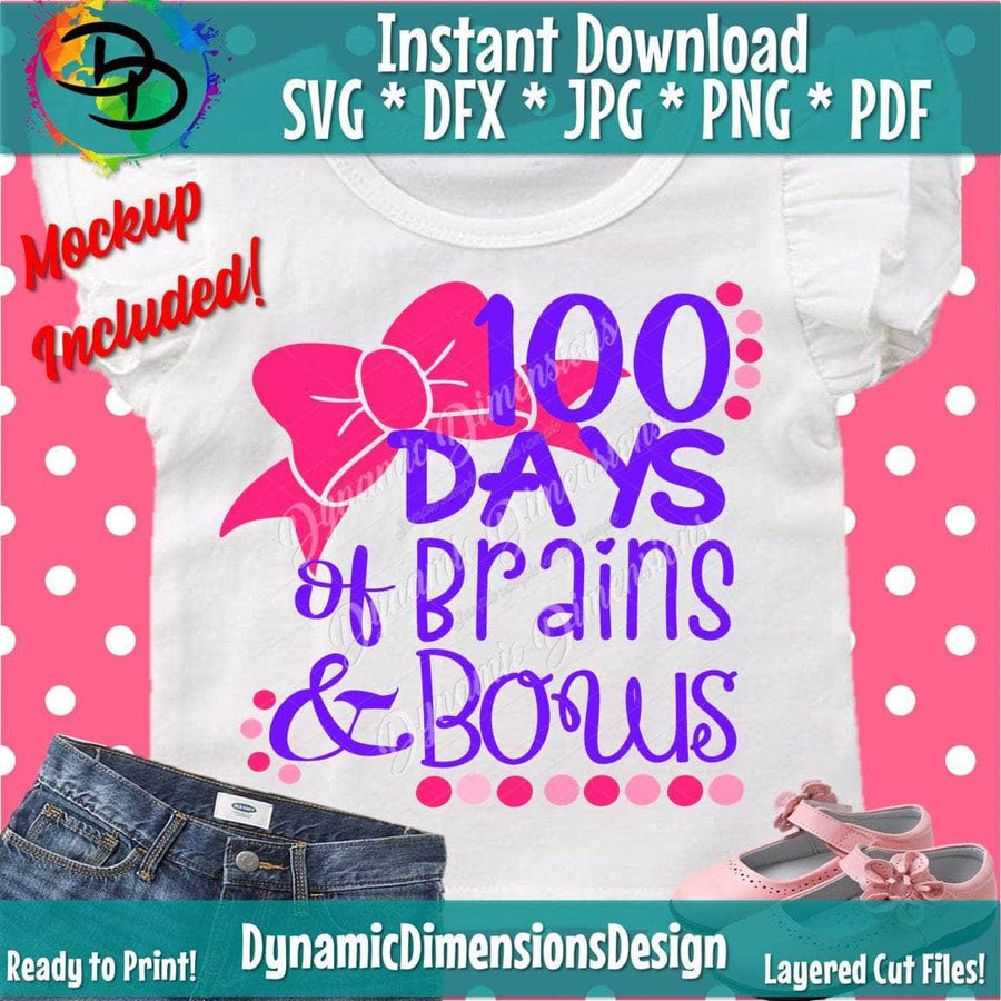 100 Days of brains and bows