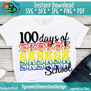 100 days of sksksk school