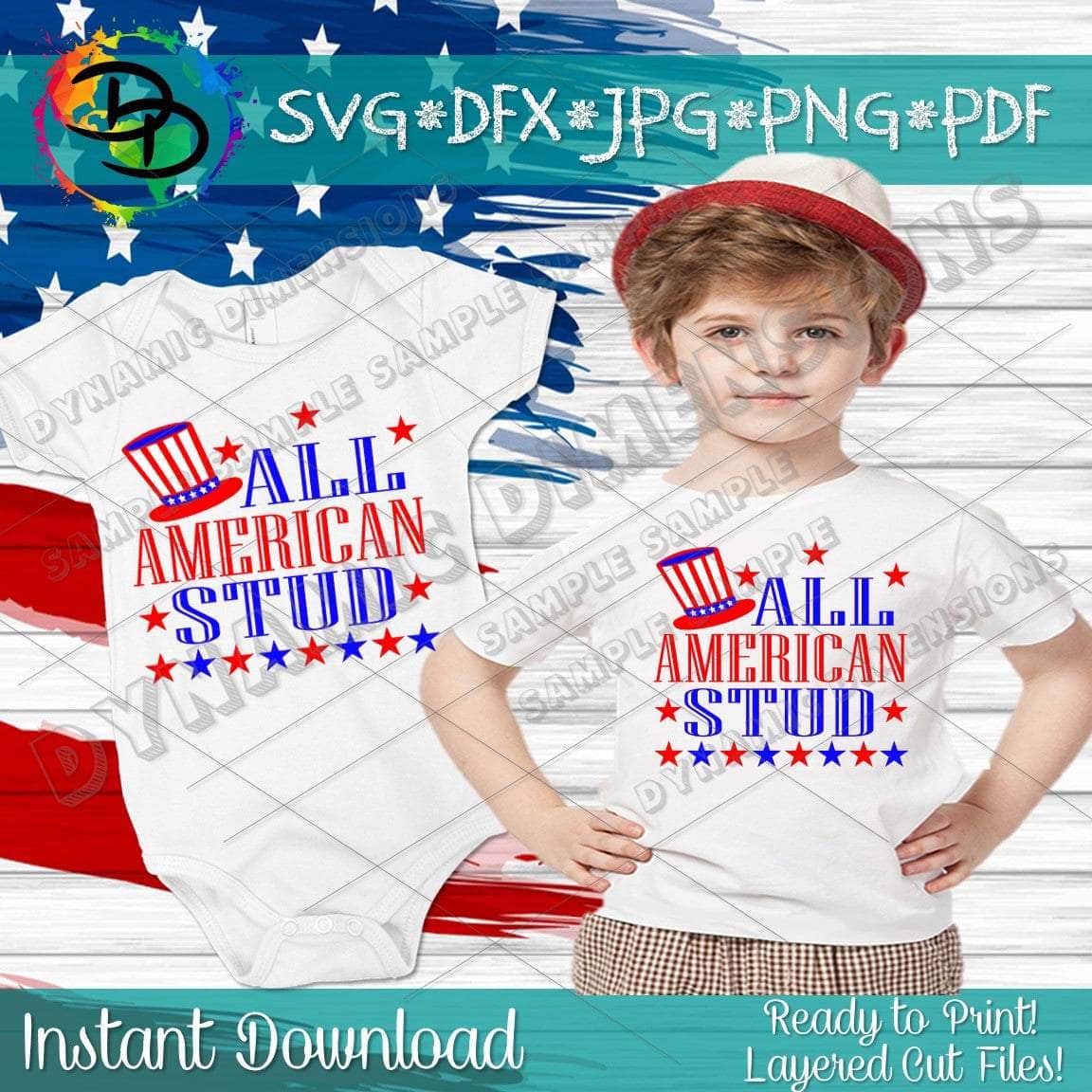 All American Stud SVG/PNG