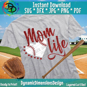 Baseball Mom SVG/PNG