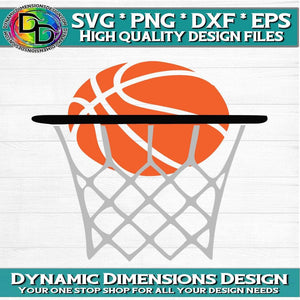 Basketball Hoop svg, png, instant download, dxf, eps, pdf, jpg, cricut, silhouette, sublimtion, printable