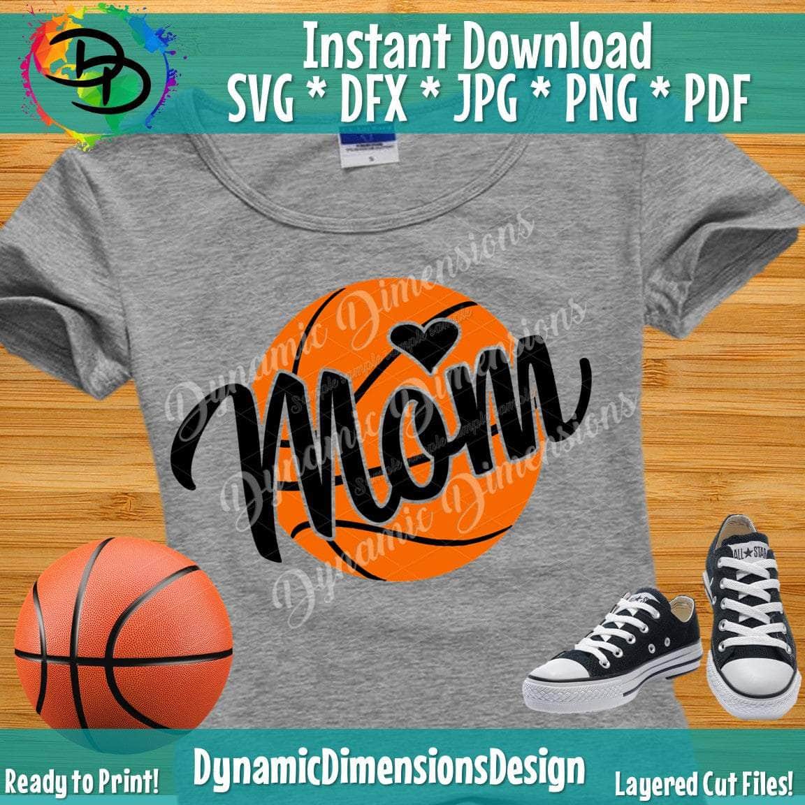 Basketball Mom SVG/PNG