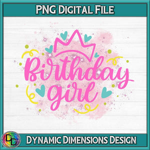 Birthday Girl PNG