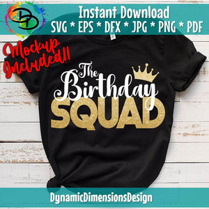 Birthday Queen Birthday Squad Bundle