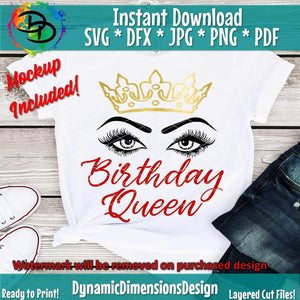 Birthday Queen SVG/PNG