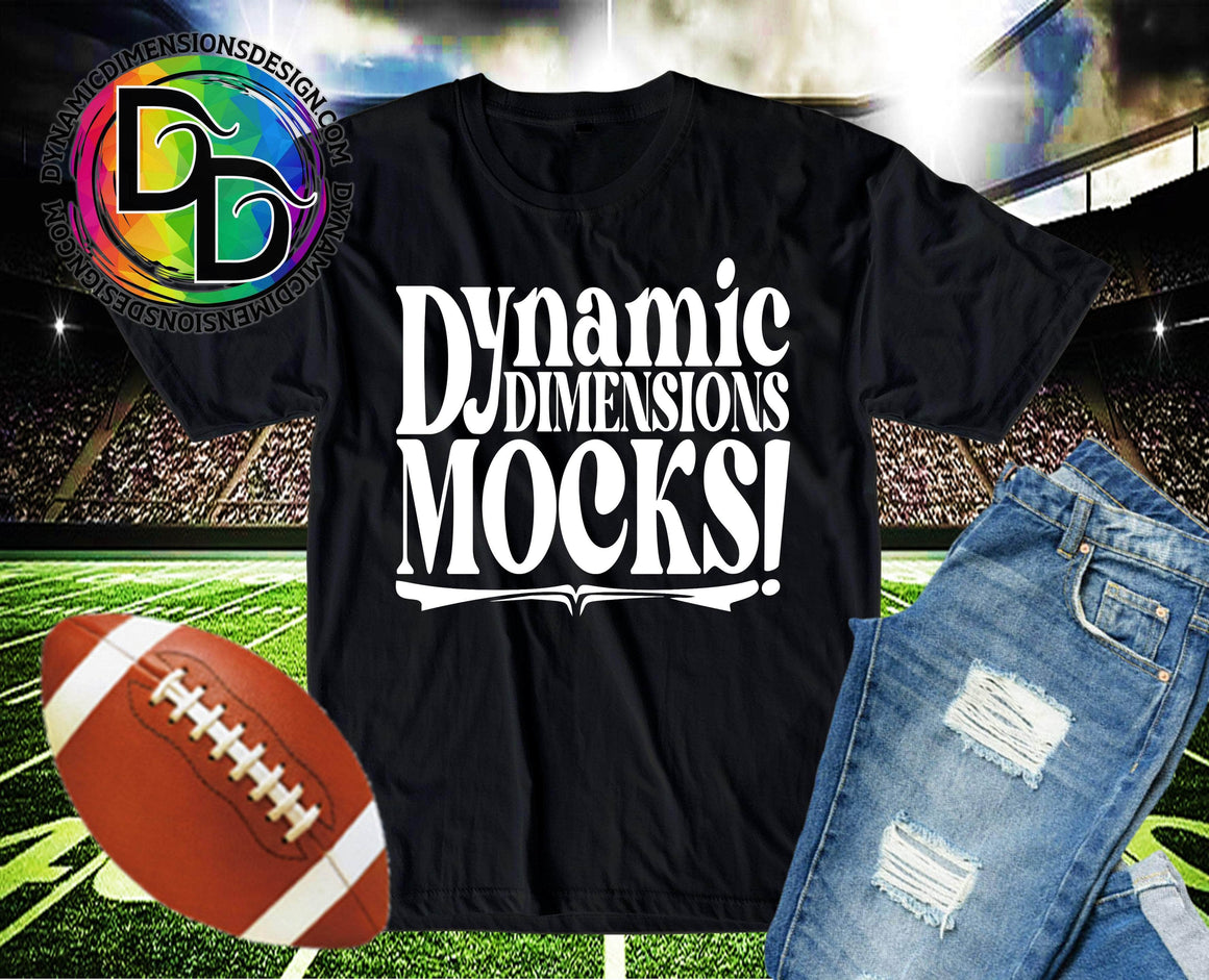 Blank Black Football T-Shirt Apparel Mockup