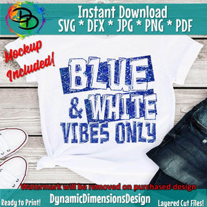 Blue and White Vibes Only