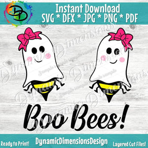 Boo Bees SVG/PNG